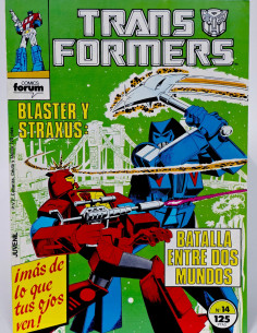 CÓMIC DE KIOSCO TRANSFORMERS 14 FORUM MARVEL GRAPA