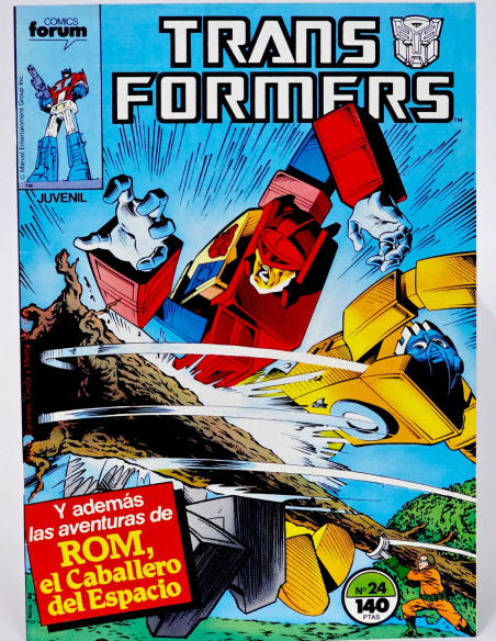 CÓMIC DE KIOSCO TRANSFORMERS 24 FORUM MARVEL GRAPA