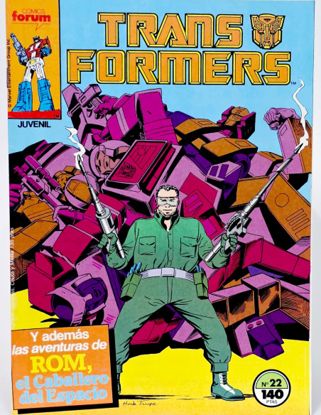 CÓMIC DE KIOSCO TRANSFORMERS 22 FORUM MARVEL GRAPA