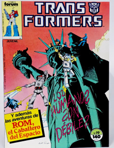 CÓMIC DE KIOSCO TRANSFORMERS 19 FORUM MARVEL GRAPA