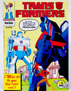 CÓMIC DE KIOSCO TRANSFORMERS 16 FORUM MARVEL GRAPA