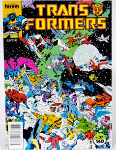 CÓMIC DE KIOSCO TRANSFORMERS 37 FORUM MARVEL GRAPA