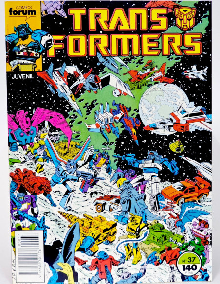 CÓMIC DE KIOSCO TRANSFORMERS 37 FORUM MARVEL GRAPA