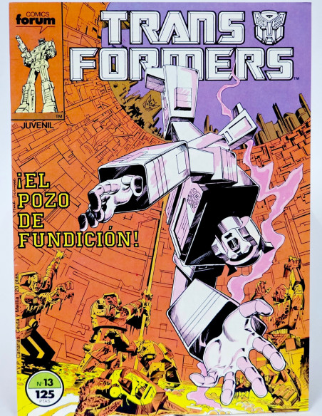CÓMIC DE KIOSCO TRANSFORMERS 13 FORUM MARVEL GRAPA