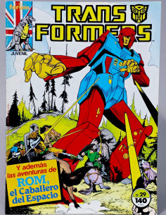 CÓMIC TRANSFORMERS 29 FORUM MARVEL GRAPA MUY BUEN ESTADO