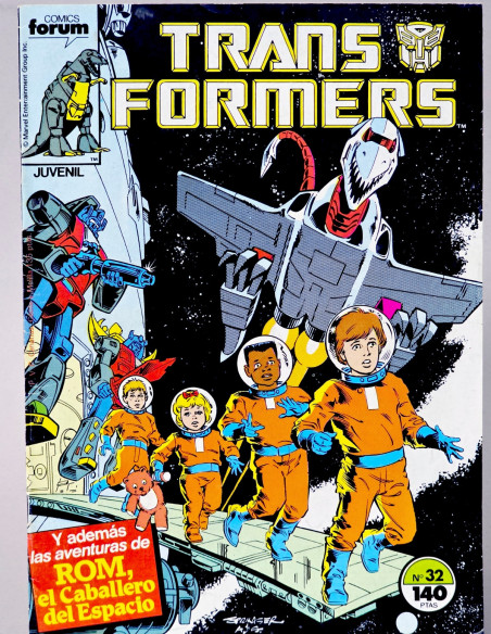 CÓMIC TRANSFORMERS 32 FORUM MARVEL GRAPA MUY BUEN ESTADO
