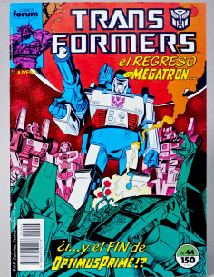 CÓMIC TRANSFORMERS 44 FORUM MARVEL GRAPA MUY BUEN ESTADO