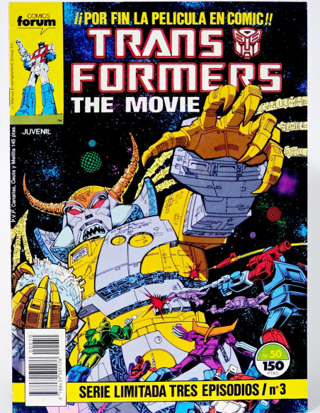 CÓMIC EXCELENTE TRANSFORMERS 46 FORUM MARVEL GRAPA