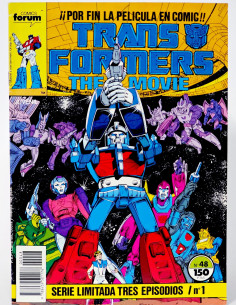 CÓMIC TRANSFORMERS 48 FORUM MARVEL GRAPA CASI EXCELENTE...