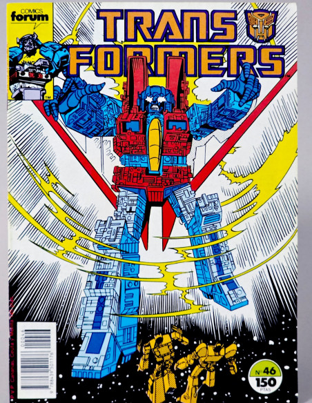 CÓMIC TRANSFORMERS 46 FORUM MARVEL GRAPA CASI EXCELENTE ESTADO