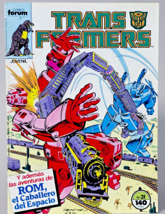 CÓMIC TRANSFORMERS 31 FORUM MARVEL GRAPA MUY BUEN ESTADO
