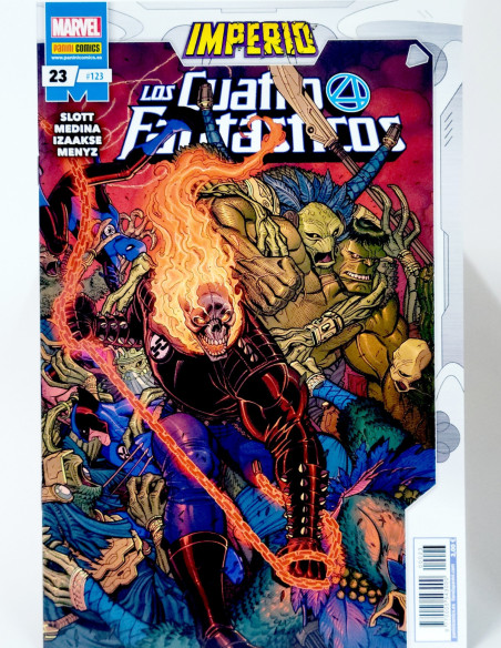 CÓMIC DE KIOSCO LOS 4 CUARTO FANTÁSTICO 123 IMPERIO PANINI 23 MARVEL GRAPA