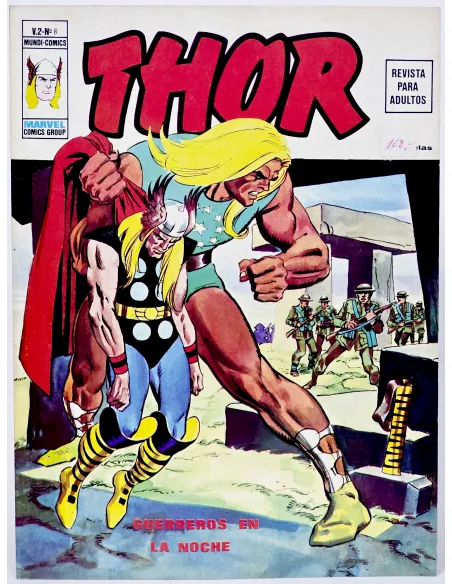 DE KIOSCO THOR 8 VOL.2 VERTICE MARVEL VOLUMEN GRAPA ETIQUETA PRECIO