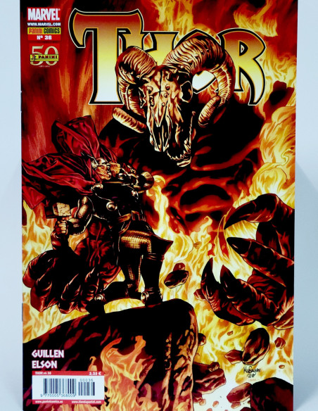 CÓMIC DE KIOSCO EL PODEROSO THOR 36 PANINI MARVEL GRAPA