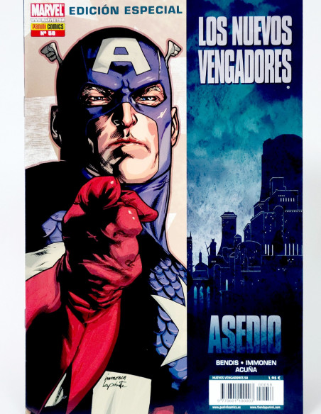 CÓMIC DE KIOSCO LOS NUEVOS VENGADORES ASEDIO 58 PANINI MARVEL GRAPA