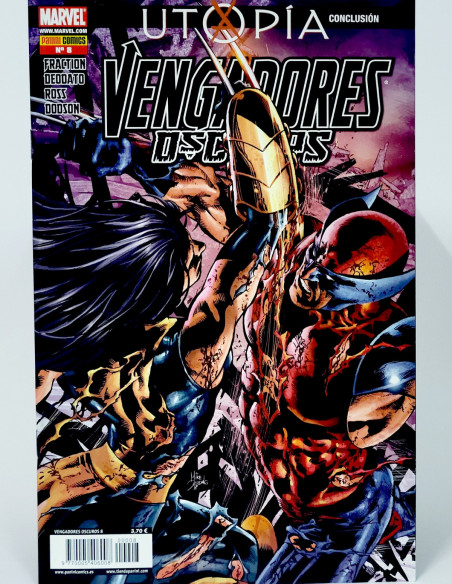 CÓMIC DE KIOSCO VENGADORES OSCUROS 8 UTOPIA CONCLUSIÓN PANINI MARVEL GRAPA