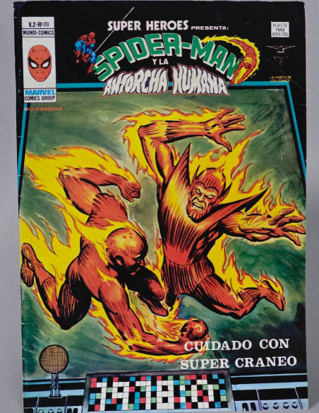 CÓMIC SUPER HEROES 89 CUIDADO CON SUPER CRANEO VOL.2 VERTICE MARVEL VOLUMEN BUEN ESTADO