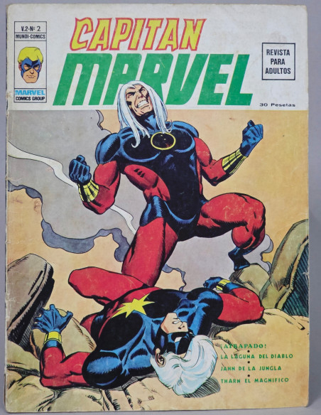 CÓMIC CAPITAN MARVEL 2 ATRAPADO VOL.2 VERTICE VOLUMEN NORMAL ESTADO