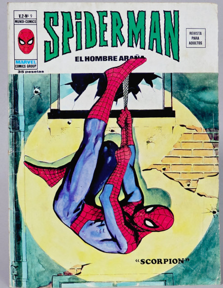 CÓMIC SPIDERMAN 9 SCORPION VOL.2 VERTICE MARVEL (SPIDER-MAN) VOLUMEN BUEN ESTADO