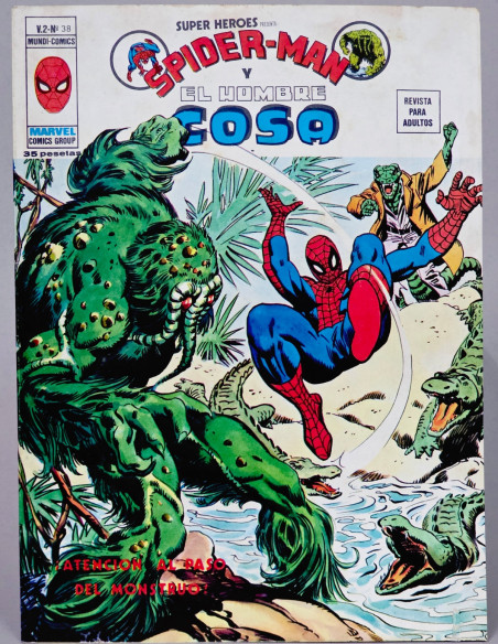 CÓMIC SUPER HEROES 38 SPIDERMAN HOMBRE COSA VOL.2 VERTICE MARVEL VOLUMEN BUEN ESTADO