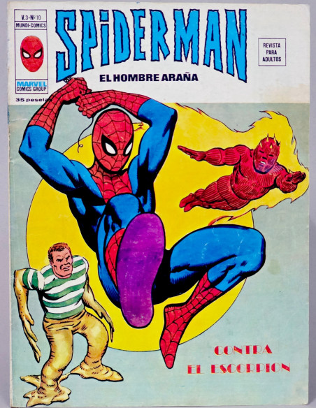CÓMIC SPIDERMAN 10 CONTRA EL ESCORPIÓN VOL.3 VERTICE MARVEL (SPIDER-MAN) VOLUMEN BUEN ESTADO
