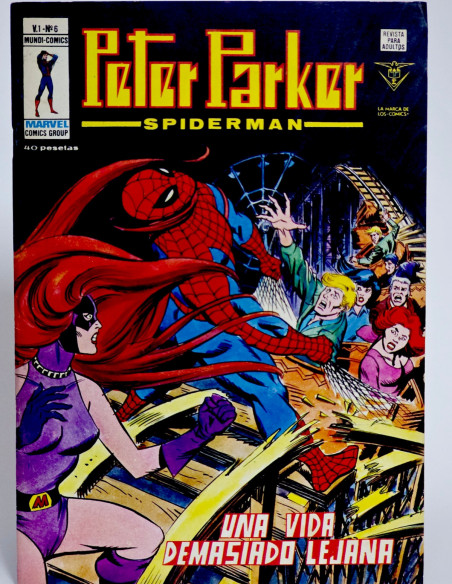 CÓMIC PETER PARKER 6 SPIDERMAN VERTICE MARVEL (SPIDER-MAN) MUY BUEN ESTADO