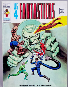 CÓMIC EXCELENTE LOS 4 FANTASTICOS 12 INVASIÓN DESDE LA...