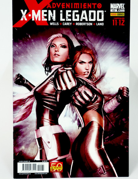 CÓMIC DE KIOSCO X- MEN LEGADO 63 ADVENIMIENTO VOL.3 PANINI MARVEL VOLUMEN GRAPA