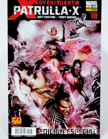 CÓMIC DE KIOSCO PATRULLA X ADVENIMIENTO 63 VOL.3 EDICIÓN ESPECIAL PANINI MARVEL VOLUMEN GRAPA