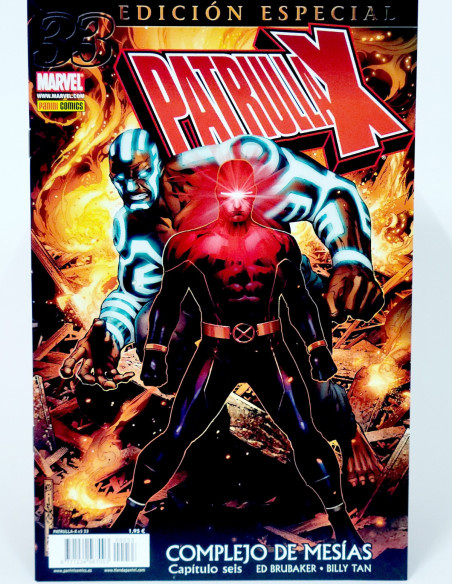 CÓMIC DE KIOSCO PATRULLA X 33 EDICIÓN ESPECIAL COMPLEJO DE MESIAS PANINI MARVEL GRAPA