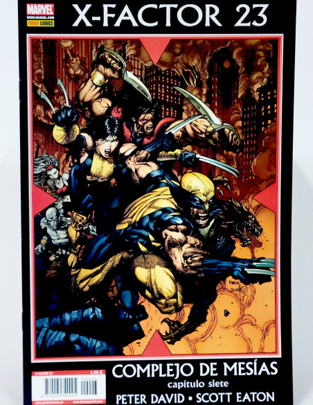 CÓMIC DE KIOSCO X- FACTOR 23 COMPLEJO DE MESIAS PANINI MARVEL GRAPA
