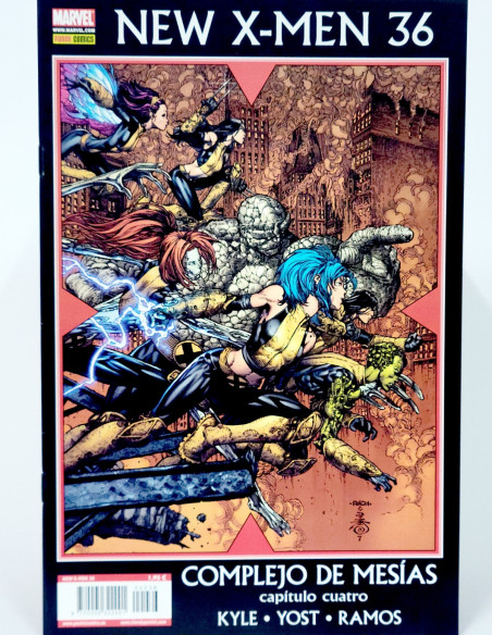 CÓMIC DE KIOSCO NEW X-MEN 36 COMPLEJO DE MESIAS PANINI MARVEL VOLUMEN GRAPA
