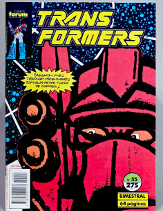 CÓMIC TRANSFORMERS 55 FORUM MARVEL GRAPA EXCELENTE ESTADO