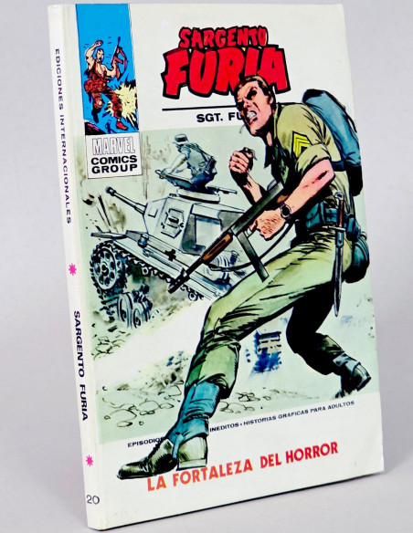 CÓMIC DE KIOSCO SARGENTO FURIA 20 LA FORTALEZA DEL HORROR TACO MARVEL