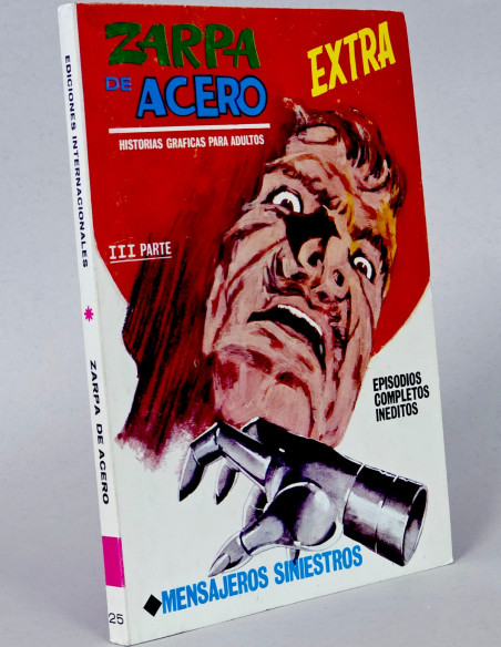 CÓMIC DE KIOSCO ZARPA DE ACERO 25 MENSAJEROS SINIESTROS EXTRA TACO FLEETWAY