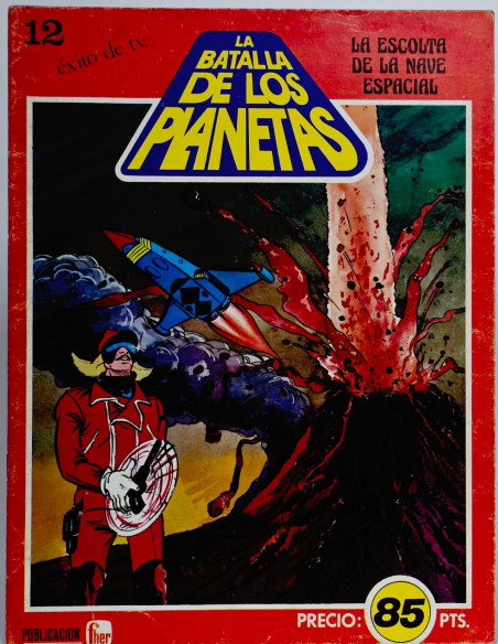 CÓMIC LA BATALLA DE LOS PLANETAS 12 LA ESCOLTA DE LA NAVE ESPACIAL EDITORIAL FHER 1980 BUEN ESTADO