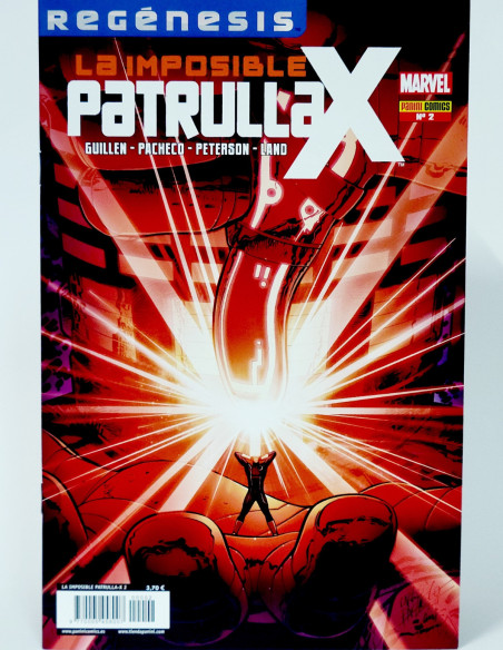 CÓMIC LA IMPOSIBLE PATRULLA X 2 REGENESIS PANINI MARVEL GRAPA DE KIOSCO