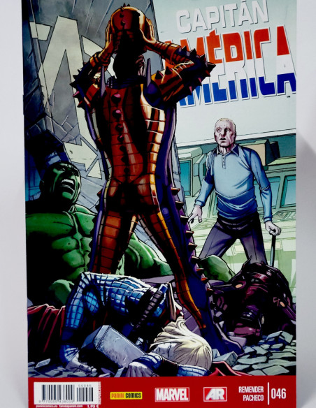 CÓMIC LA EDAD HEROICA CAPITAN AMÉRICA 46 VOL.8 PANINI MARVEL VOLUMEN GRAPA DE KIOSCO