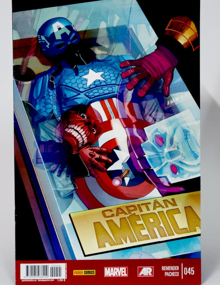 CÓMIC LA EDAD HEROICA CAPITAN AMÉRICA 45 VOL.8 PANINI MARVEL VOLUMEN GRAPA DE KIOSCO