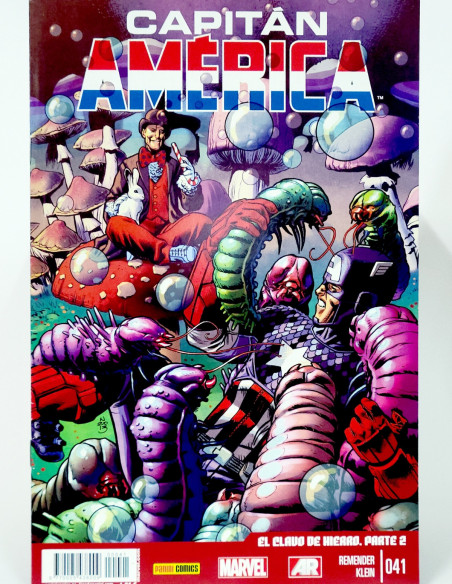 CÓMIC LA EDAD HEROICA CAPITAN AMÉRICA 41 VOL.8 PANINI MARVEL VOLUMEN GRAPA DE KIOSCO