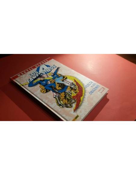 CASI EXCELENTE LOS 4 FANTASTICOS VUELTA A LOS ORIGENES MARVEL HEROES PANINI