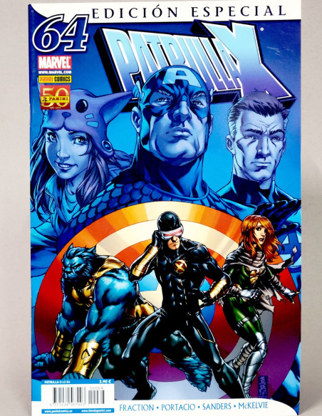 CÓMIC PATRULLA X 64 EDICIÓN ESPECIAL VOL.3 PANINI MARVEL VOLUMEN GRAPA DE KIOSCO