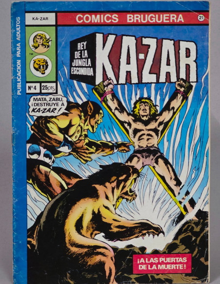 BUEN ESTADO KA-ZAR 5 EDITORIAL BRUGUERA (KAZAR)