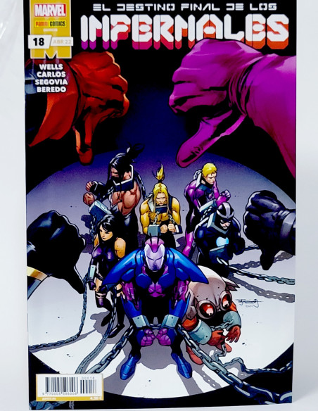 CÓMIC INFERNALES 18 MARVEL PANINI ABRIL 2022 GRAPA DE KIOSCO