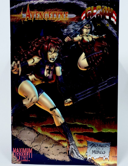 CÓMIC AVENGELYNE GLORY 1 MAXIMUM PRESS IMAGE GRAPA DE KIOSCO