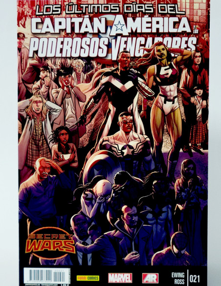 CÓMIC CAPITAN AMÉRICA PODEROSOS VENGADORES 21 AXIS PANINI MARVEL GRAPA DE KIOSCO