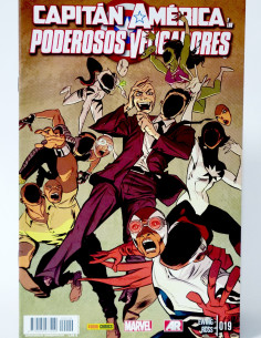 CÓMIC CAPITAN AMÉRICA PODEROSOS VENGADORES 19 AXIS PANINI...