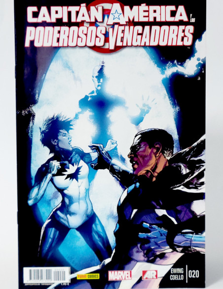 CÓMIC CAPITAN AMÉRICA PODEROSOS VENGADORES 20 AXIS PANINI MARVEL GRAPA DE KIOSCO