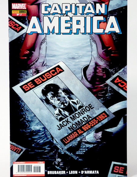 CÓMIC CAPITAN AMÉRICA 7 VOL.7 PANINI MARVEL VOLUMEN GRAPA DE KIOSCO