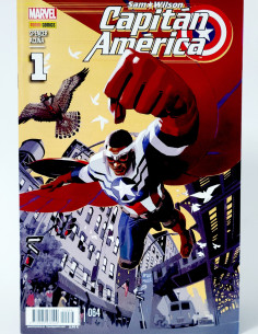 CÓMIC CAPITAN AMÉRICA 64 SAM WILSON VOL.8 PANINI MARVEL...